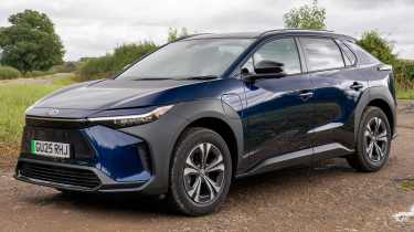 Toyota bZ4X - front angled